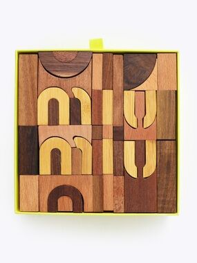 Miu Miu Natural Wood Puzzle